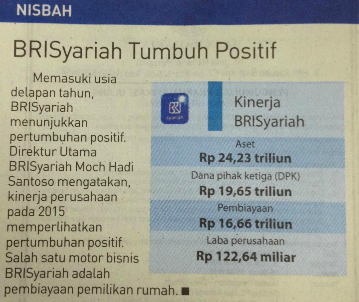 brisyariah tumbuh